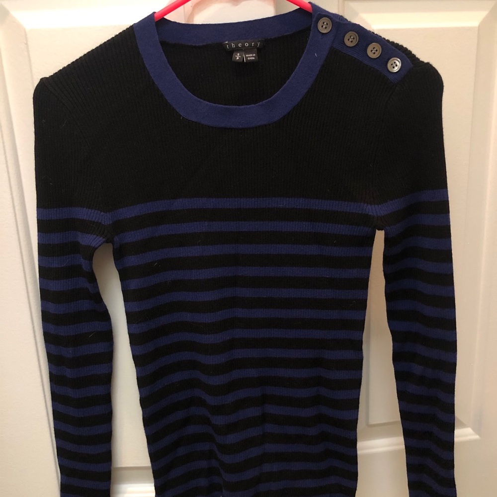Theory striped long sleeve